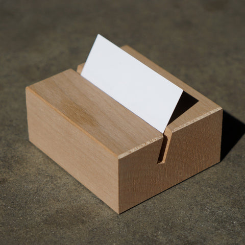 Wooden Card Holder